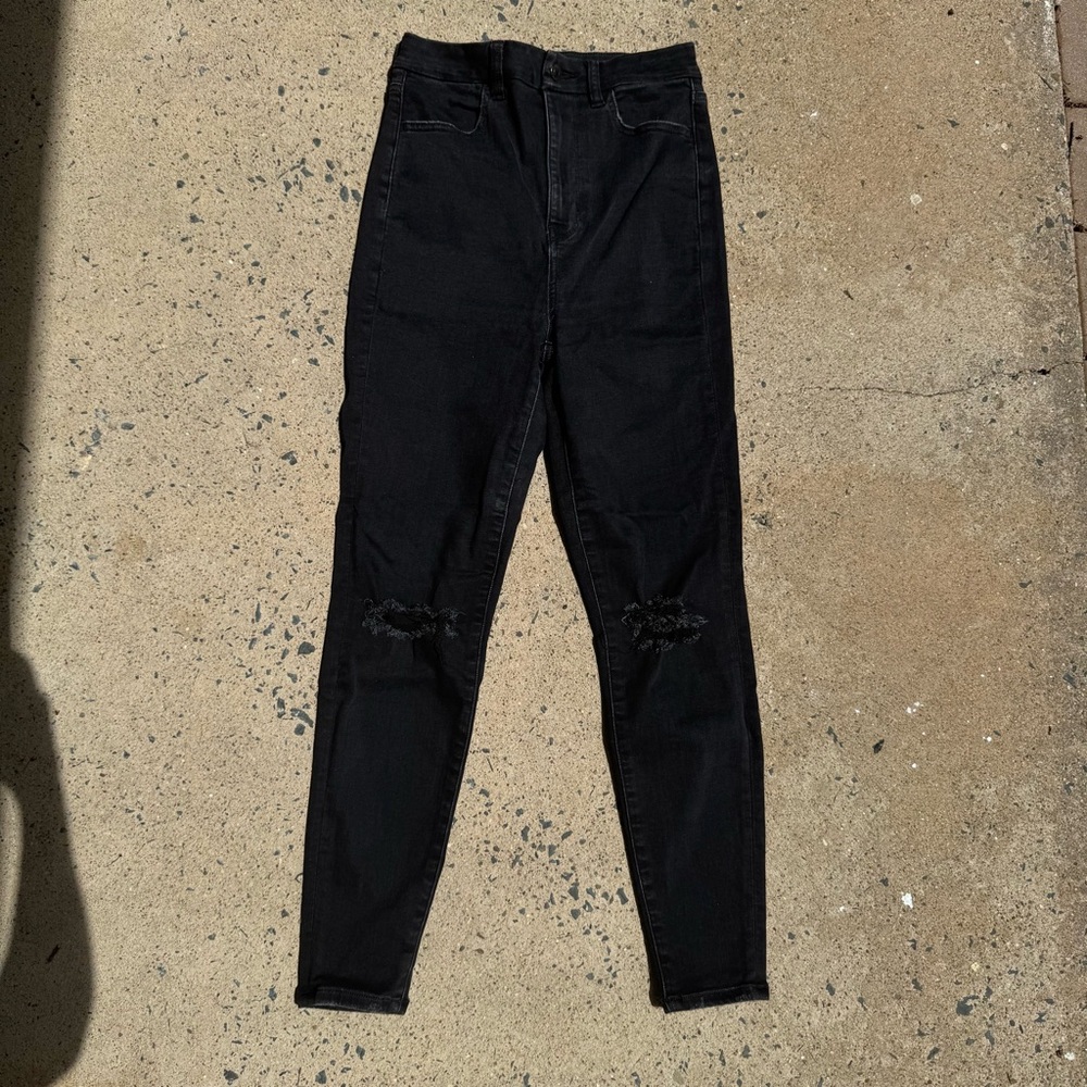 American Eagle Women’s Black Highest Rise Jeans